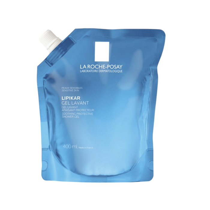La Roche-Posay Lipikar Kojący i Ochronny Żel do mycia twarzy i ciała Refill, 400 ml