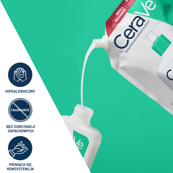 CeraVe Żel do mycia twarzy i ciała Refill, 473 ml