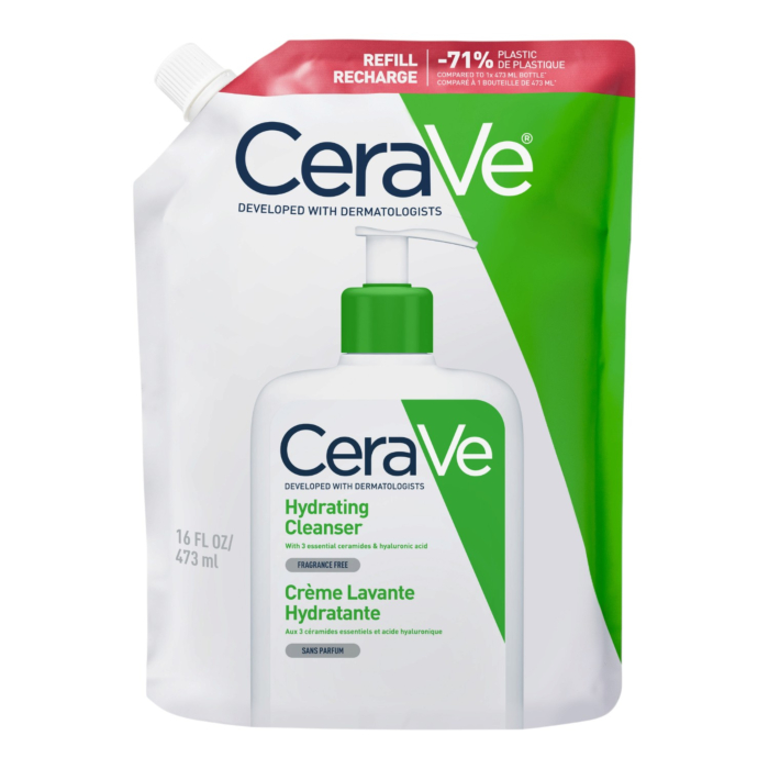 CeraVe Nawilżająca emulsja do mycia twarzy Refill, 473 ml