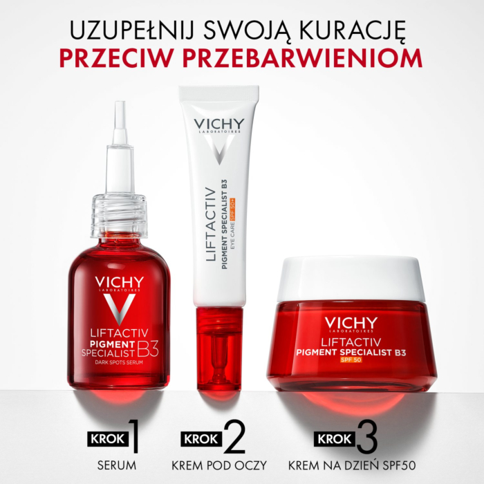 Vichy Liftactiv Pigment Specialist B3 krem pod oczy z SPF 50+