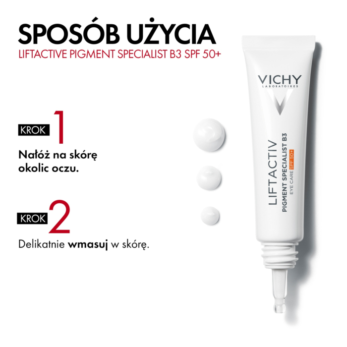 Vichy Liftactiv Pigment Specialist B3 krem pod oczy z SPF 50+