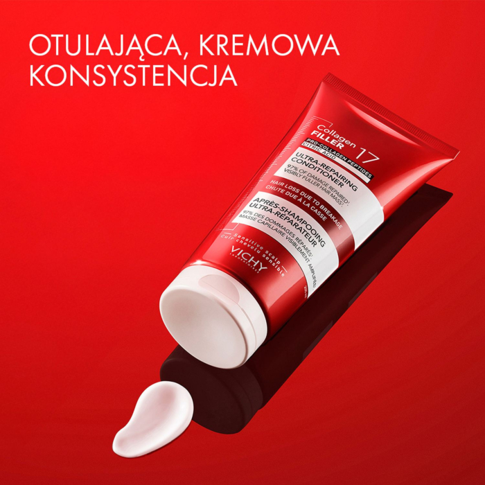 Vichy Dercos Collagen 17 Filler Ultraregenerująca odżywka do włosów
