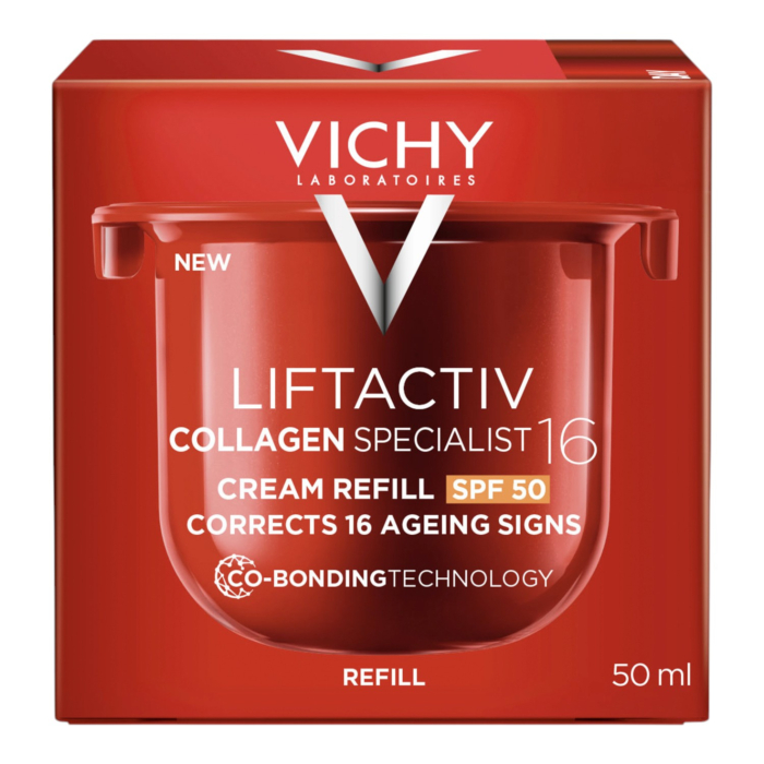 Vichy Liftactiv Collagen 16 Krem do twarzy SPF50 Refill, 50 ml