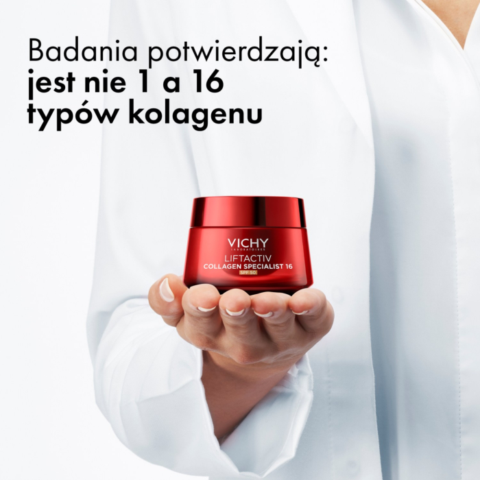 Vichy Liftactiv Collagen 16 Krem do twarzy, SPF50 