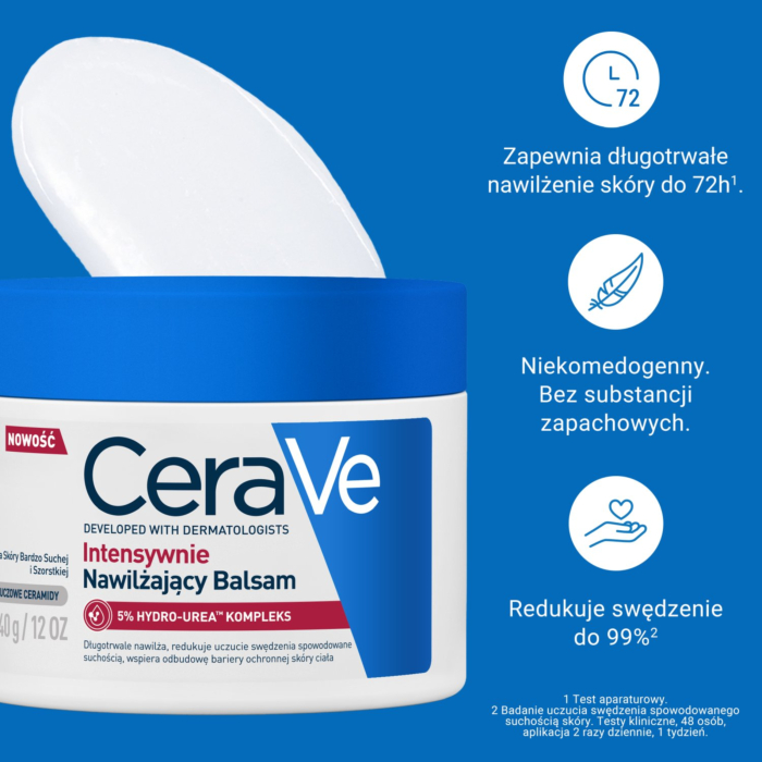 CeraVe Urea 5% Intensywnie nawilżający krem z mocznikiem
