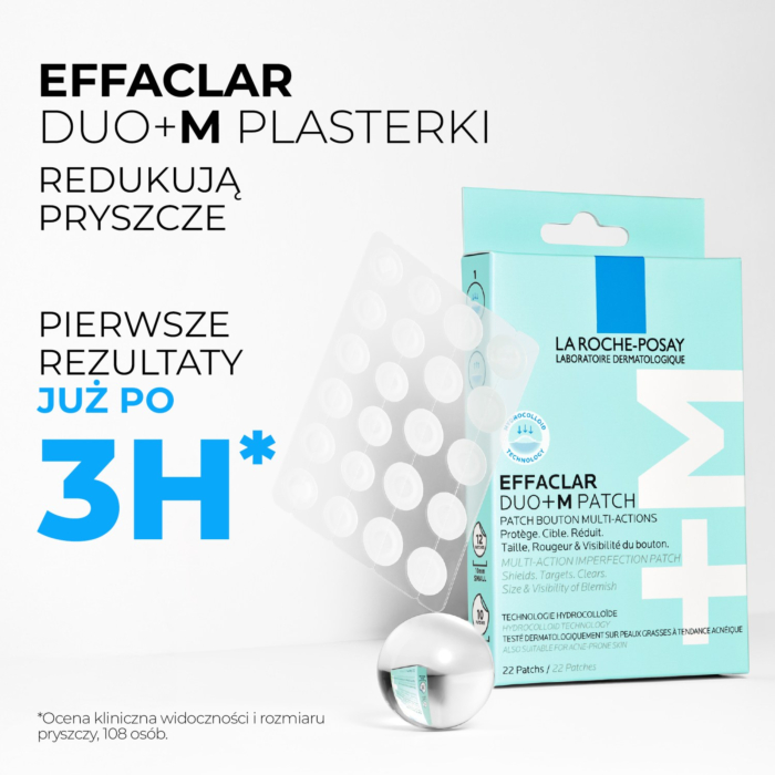La Roche-Posay Effaclar Duo+M Patch Wielofunkcyjne plasterki na niedoskonałości z technologią hydrokoloidową