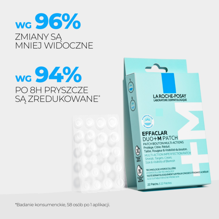 La Roche-Posay Effaclar Duo+M Patch Wielofunkcyjne plasterki na niedoskonałości z technologią hydrokoloidową