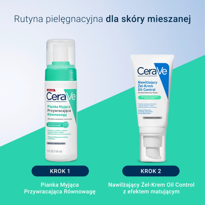 Cerave Pianka myjąca przywracająca równowagę skórze 