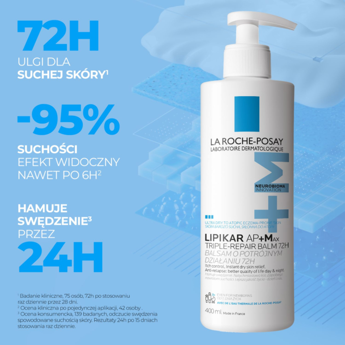 La Roche-Posay Lipikar Balsam AP+MAX, 400 ml