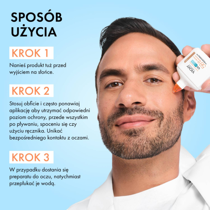 Vichy Capital Soleil UV-Aqua Nawilżający fluid koloryzujący, SPF50 