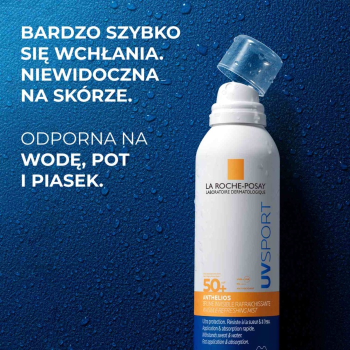 La Roche-Posay Anthelios UV Sport Niewidoczna mgiełka odświeżająca SPF 50+