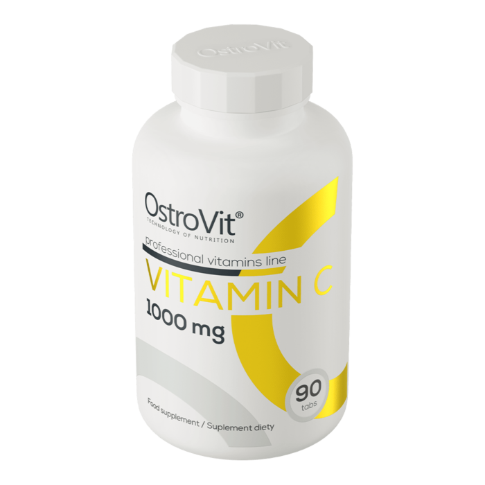 OstroVit Witamina C 1000 mg 90 tabs Kwas L-Askorbinowy Odporność