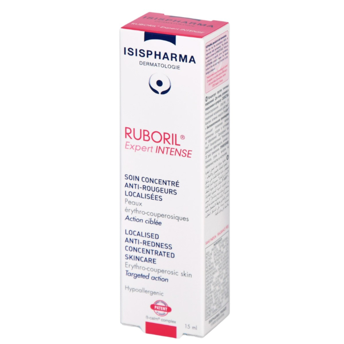 Isispharma Ruboril Expert Intense - Żel-krem do skóry naczynkowej z trądzikiem różowatym 15ml