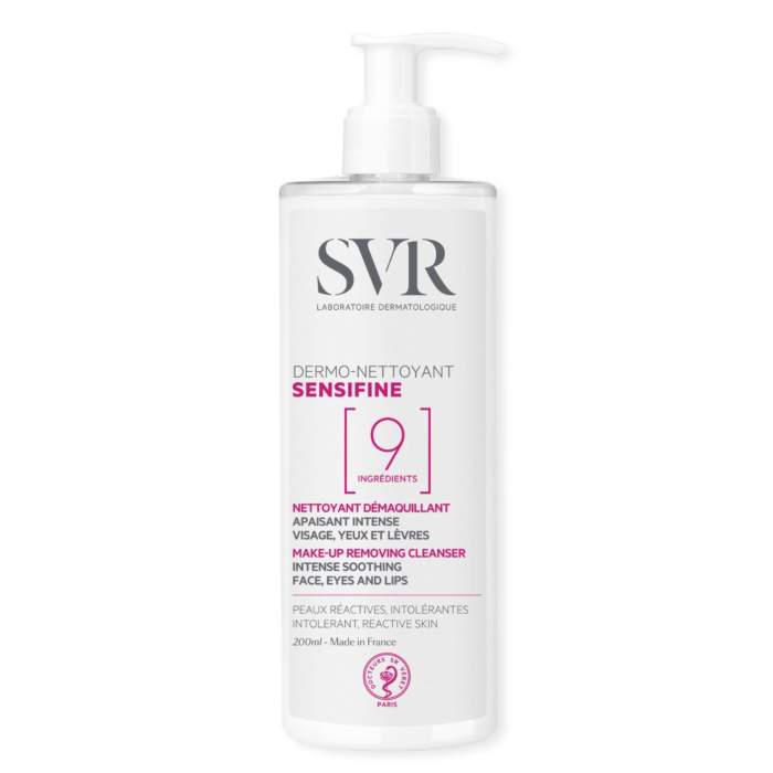 SVR Sensifine Dermo Nettoyant, Kojące mleczko do demakijażu 