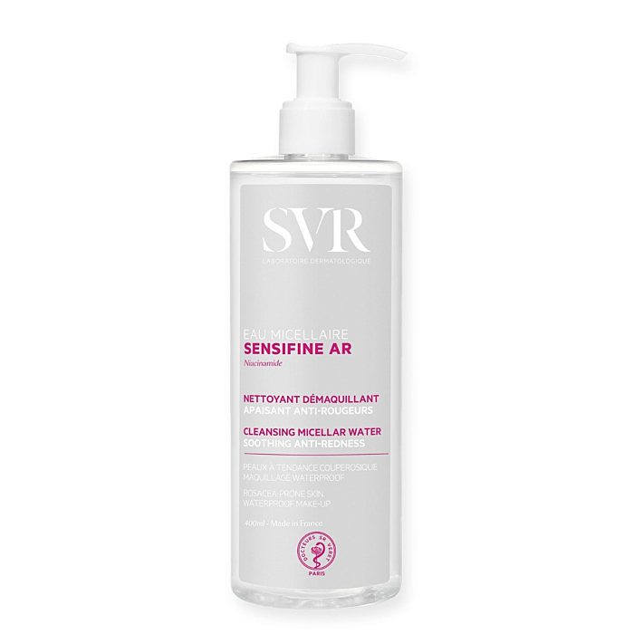 SVR Sensifine AR Eau Micellaire, Łagodząca woda micelarna do skóry naczynkowej 