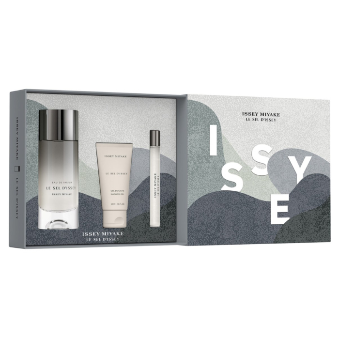 Issey Miyake Le Sel d’Issey Zestaw: woda perfumowana 100 ml + woda perfumowana travel size 10 ml + żel pod prysznic 50 ml