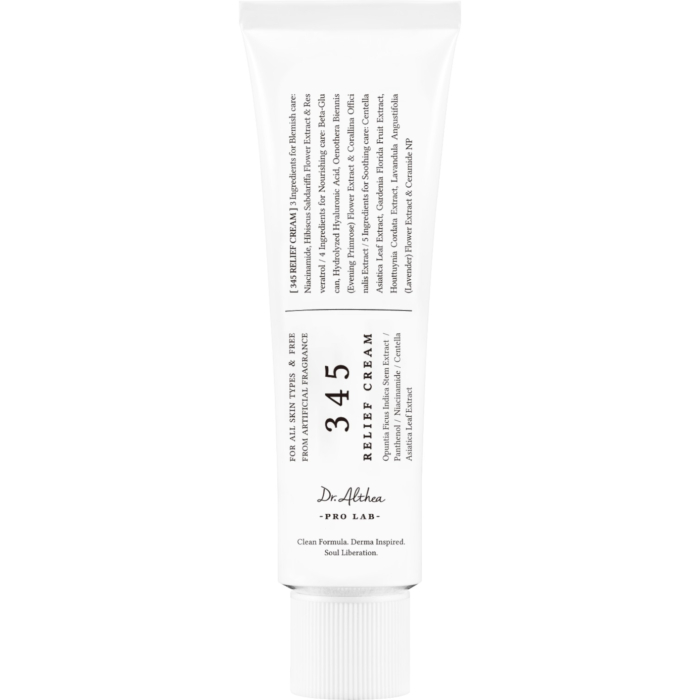 Dr. Althea 345 Relief Cream, Regenerujący krem do twarzy 