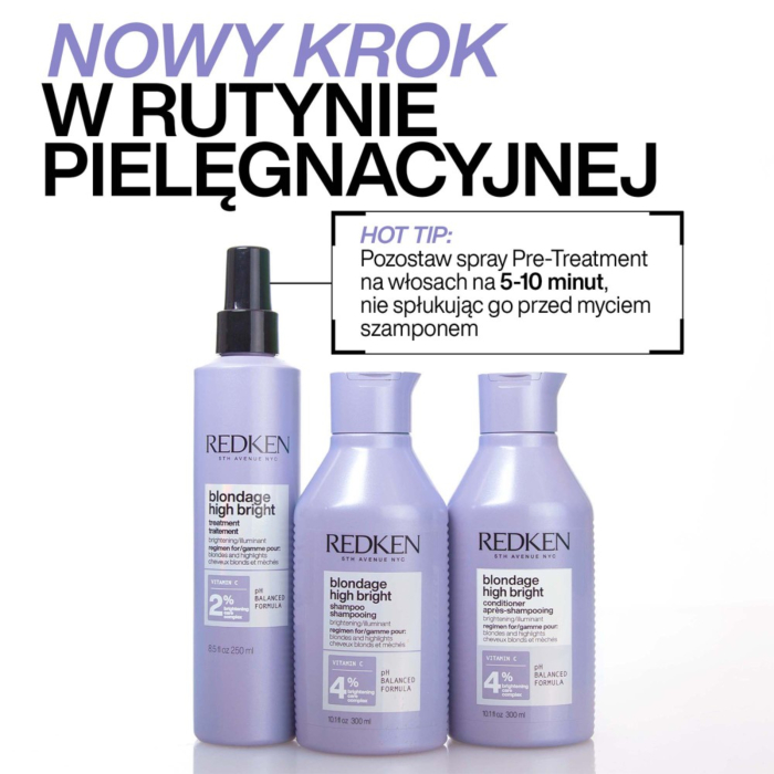 Redken Blondage High Bright Szampon do włosów 