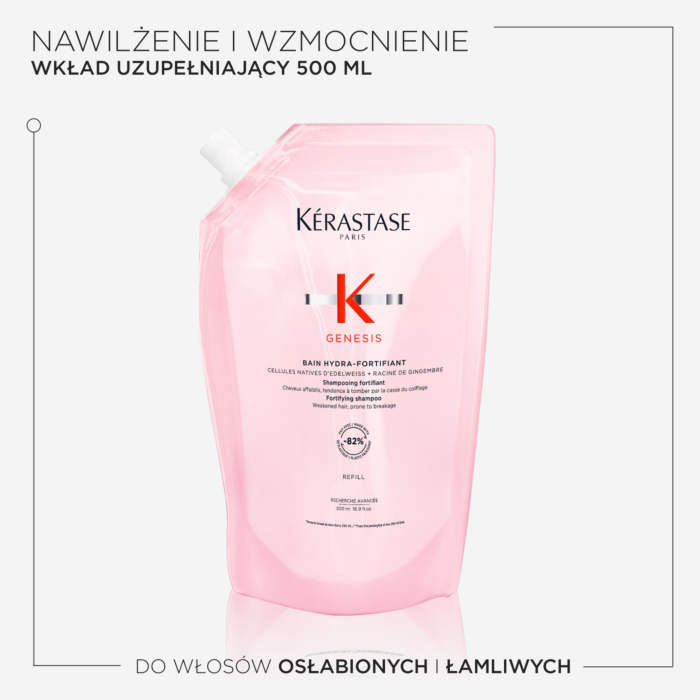 Kérastase Genesis Kąpiel nawilżająco-wzmacniająca Refill, 500 ml
