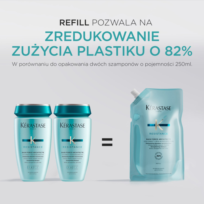 Kérastase Résistance Force Architecte Kąpiel do włosów zniszczonych Refill, 500 ml