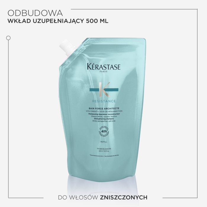Kérastase Résistance Force Architecte Kąpiel do włosów zniszczonych Refill, 500 ml