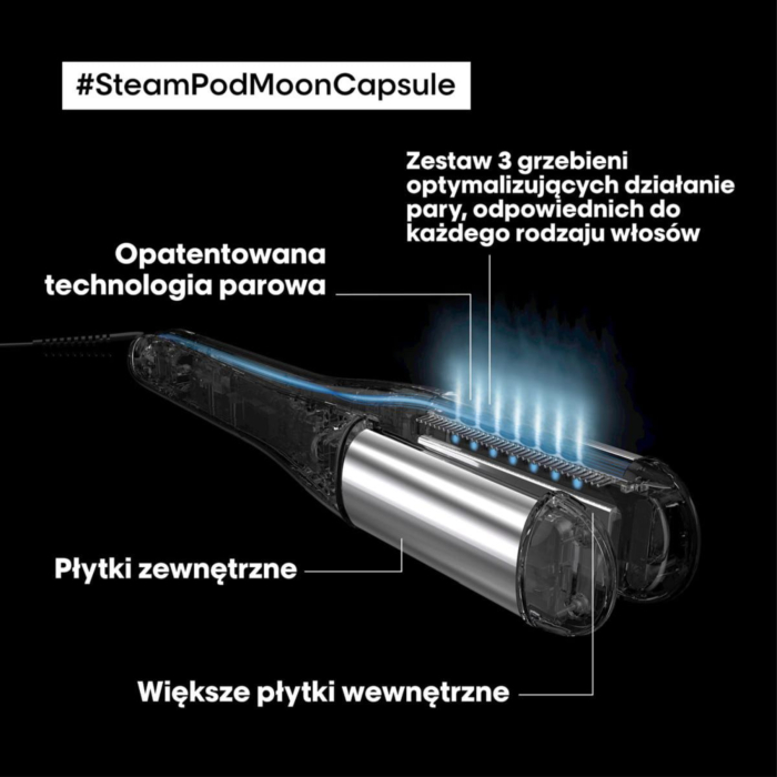 L’Oréal Professionnel Paris prostownica parowa SteamPod 4 Moon Capsule