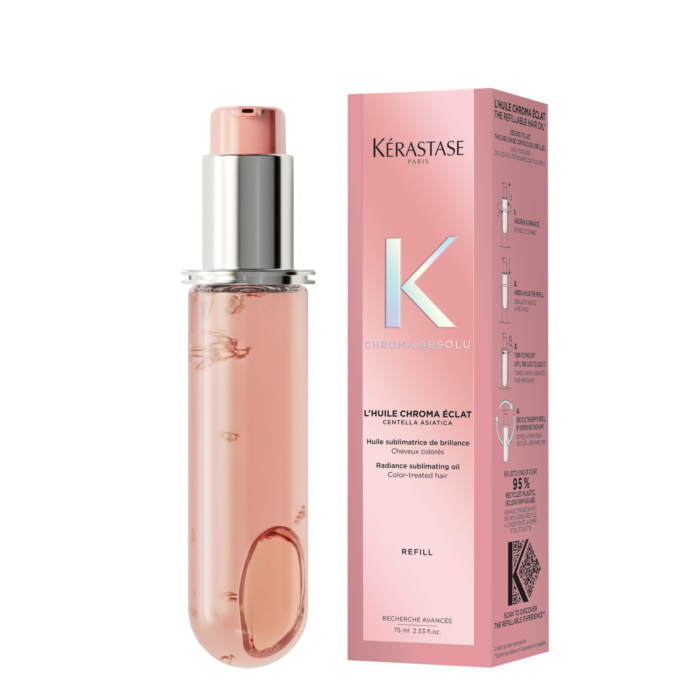Kérastase Chroma Absolu Rozświetlający olejek do włosów koloryzowanych Refill, 75 ml