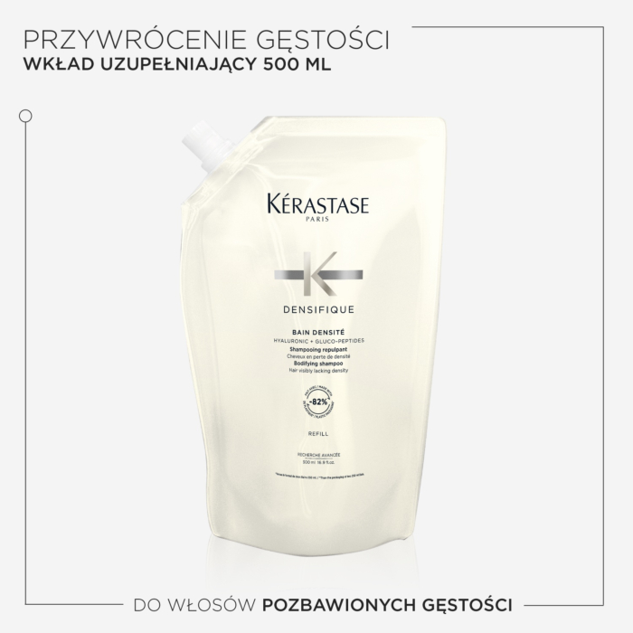Kérastase Densifique Densité Kąpiel do włosów widocznie pozbawionych gęstości Refill, 500 ml