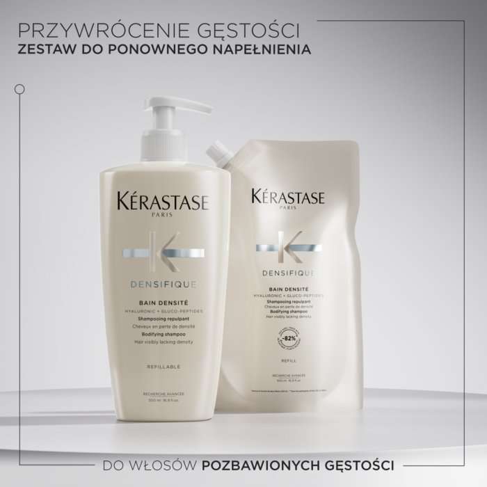 Kérastase Densifique Densité Kąpiel do włosów widocznie pozbawionych gęstości Refill, 500 ml