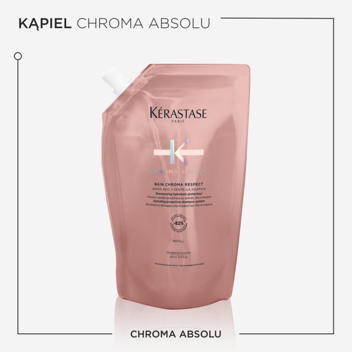 Kérastase Chroma Absolu Kąpiel do włosów koloryzowanych Refill, 500 ml