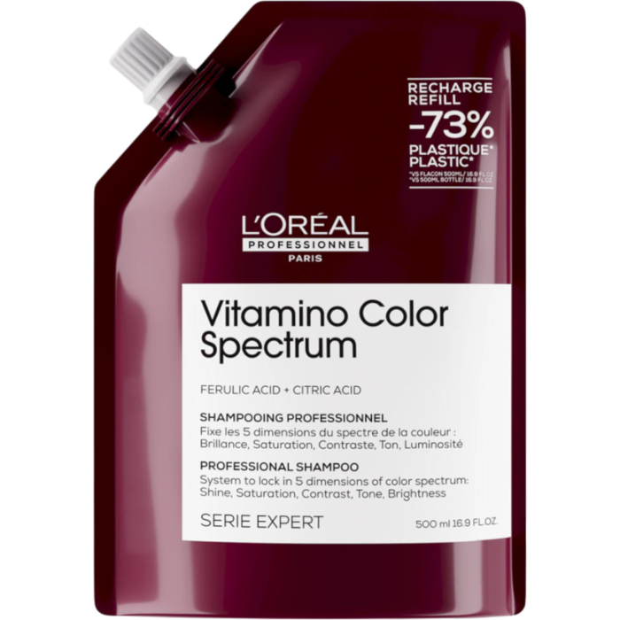 L'Oréal Professionnel Vitamino Color Spectrum Szampon do włosów Refill, 500 ml