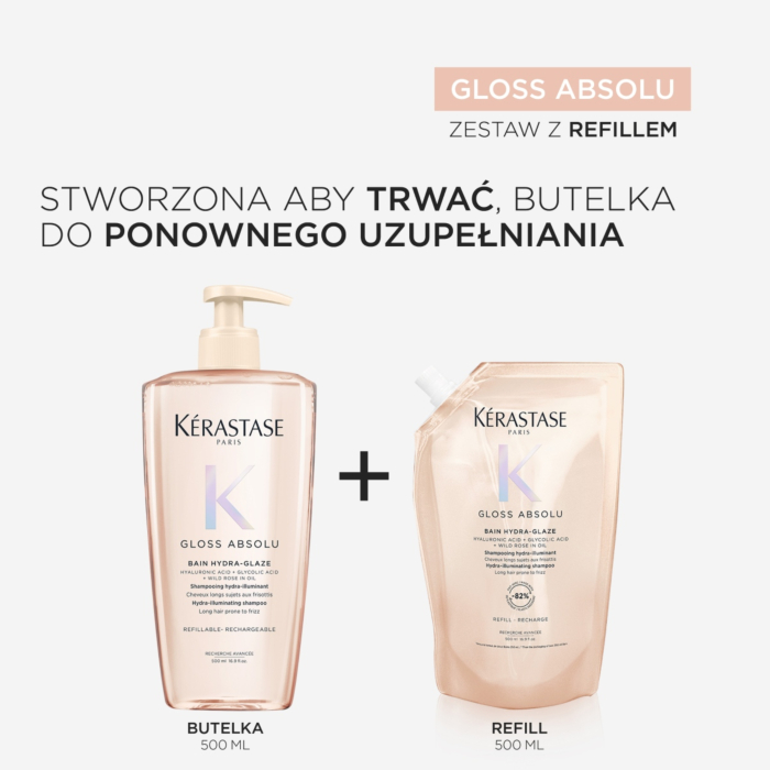 Kérastase Gloss Absolu Bain Kąpiel do włosów, 500 ml