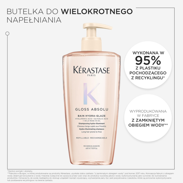 Kérastase Gloss Absolu Bain Kąpiel do włosów, 500 ml