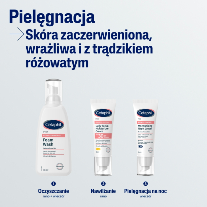 Cetaphil PRO Redness Control Krem nawilżający na dzień SPF30