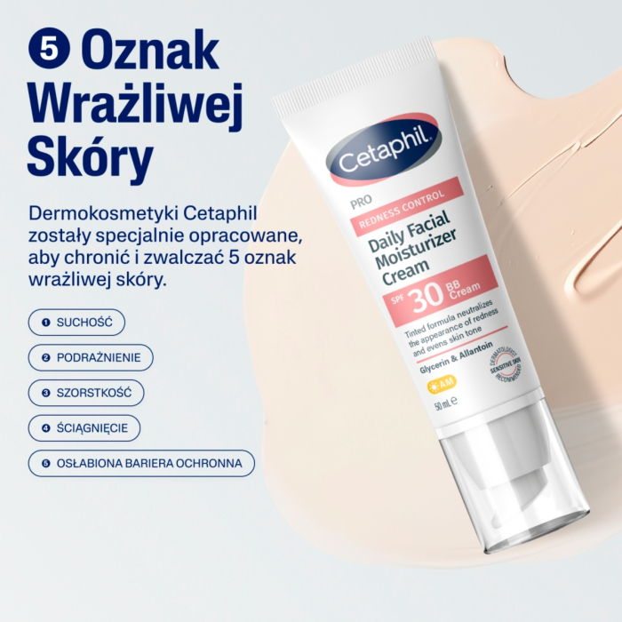 Cetaphil PRO Redness Control Krem nawilżający na dzień SPF30