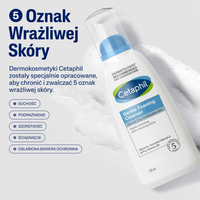 Cetaphil Lekka Pianka do mycia twarzy
