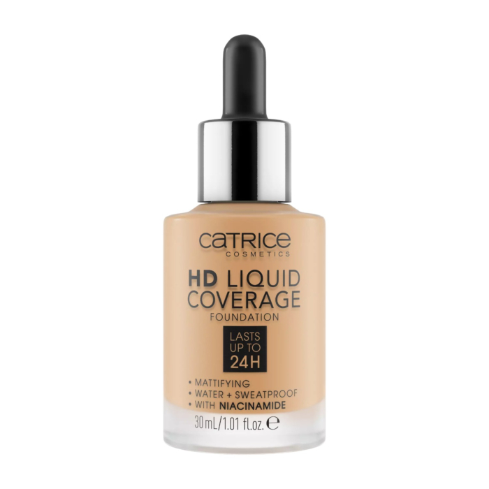 Catrice HD Liquid Coverage Foundation 035 Natural Beige Podkład do twarzy