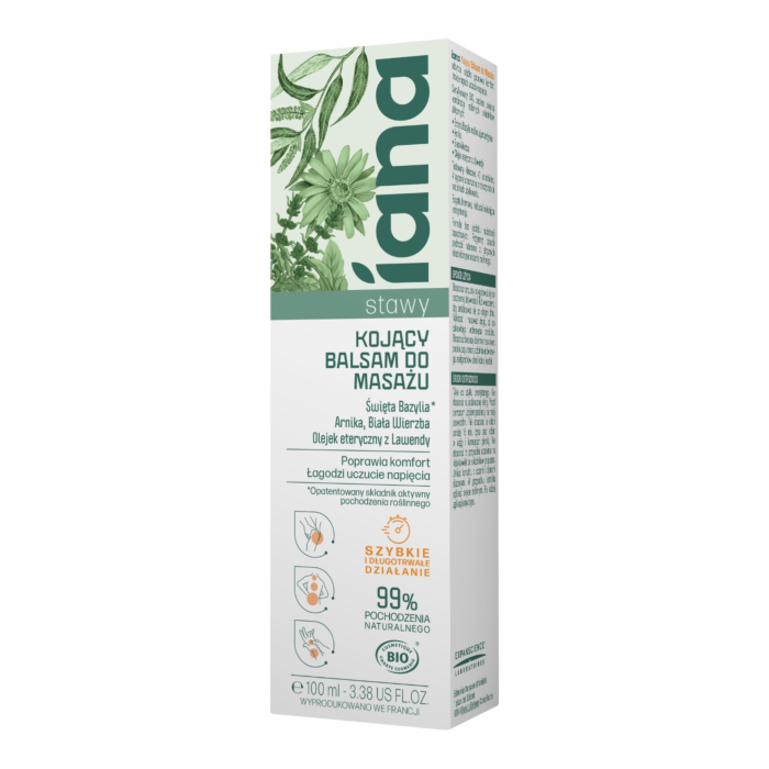 Iana Stawy Kojący balsam do masażu, 100 ml
