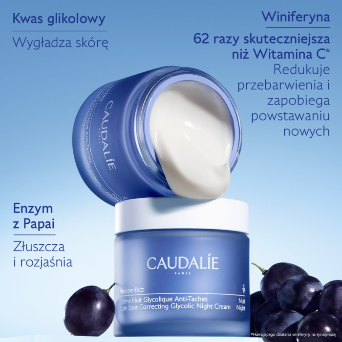 Caudalie Vinoperfect Krem na przebarwienia na noc