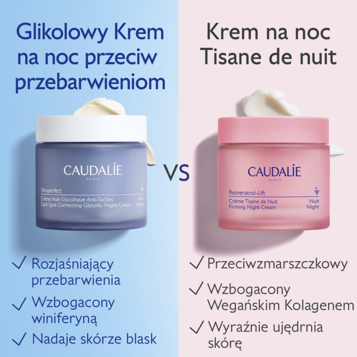 Caudalie Vinoperfect Krem na przebarwienia na noc