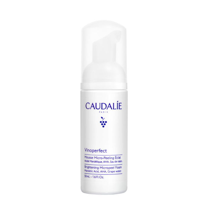 Caudalie Vinoperfect Rozjaśniająca pianka mikropeelingująca, 50 ml