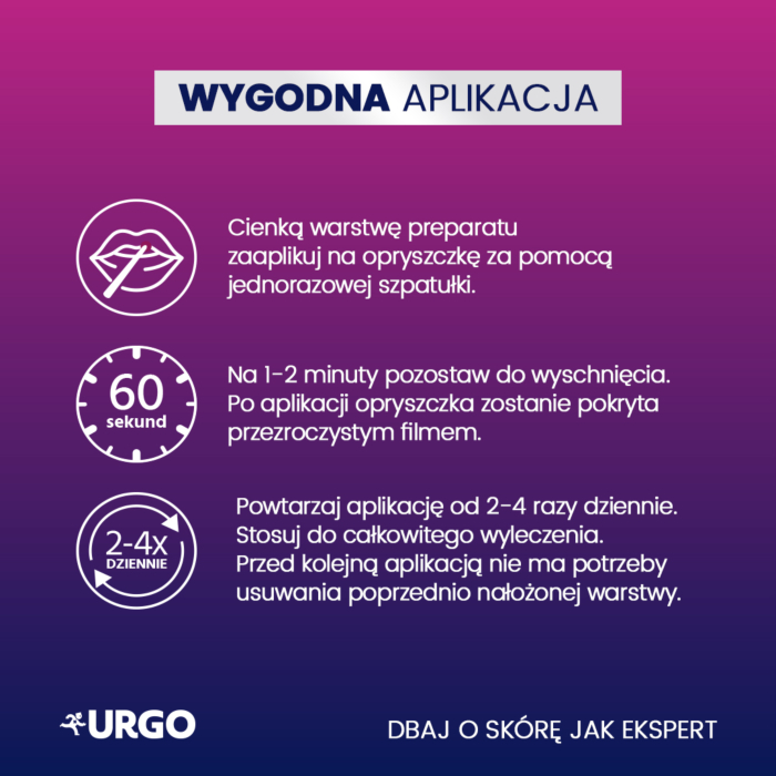 Urgo Opryszczka Filmogel, żel 3 ml
