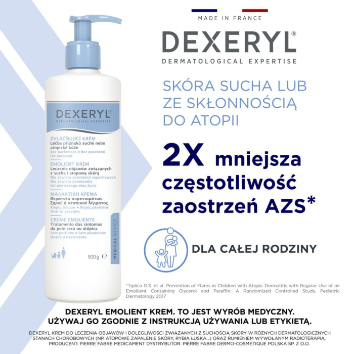 Dexeryl Krem emolient, 500 g