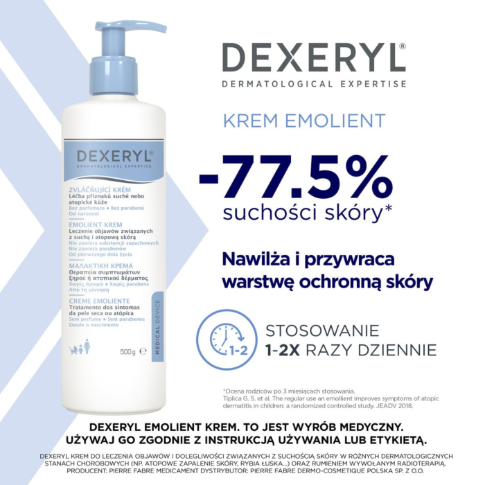 Dexeryl Krem emolient, 500 g