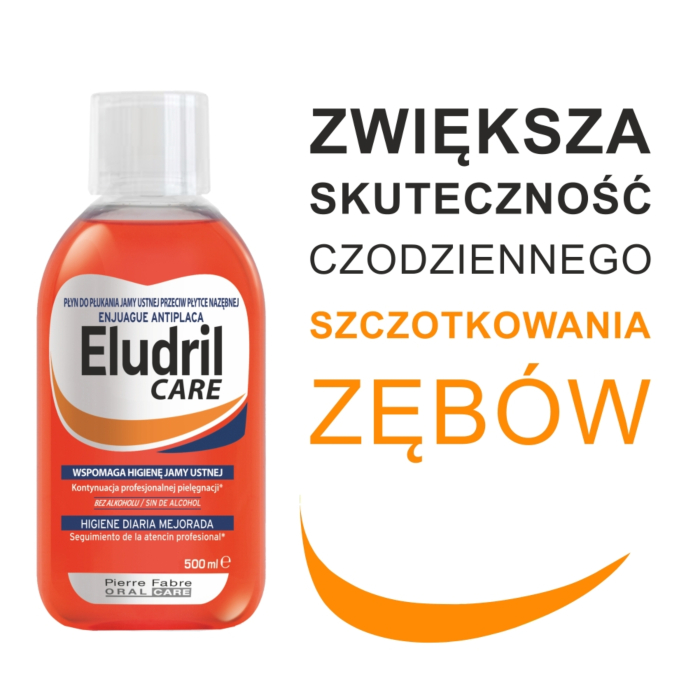 Eludril CLASSIC antybakteryjny i łagodzący płyn do płukania jamy ustnej, 500 ml