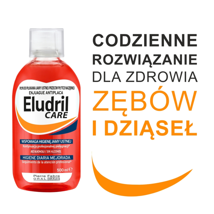 Eludril CLASSIC antybakteryjny i łagodzący płyn do płukania jamy ustnej, 500 ml