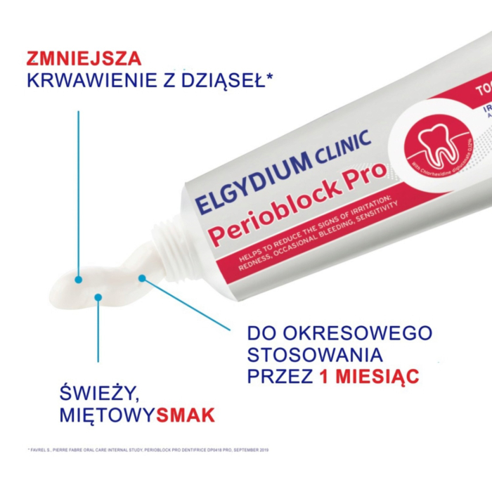 Elgydium Clinic Perioblock Pasta do zębów, 50 ml