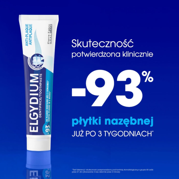 Elgydium Anti-Plaque Antybakteryjna pasta do zębów, 75 ml