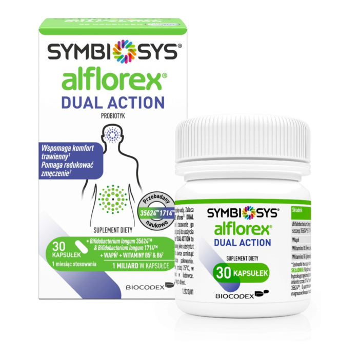 Symbiosys Alflorex Dual Action Kapsułki, 30 szt.