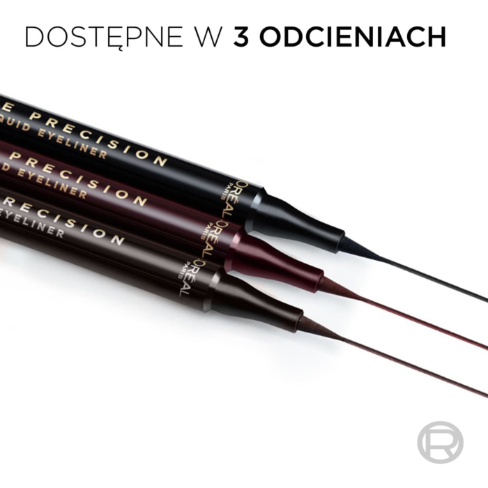L'Oreal Haute Precision Eyeliner w płynie, Bordeaux Cashmere 